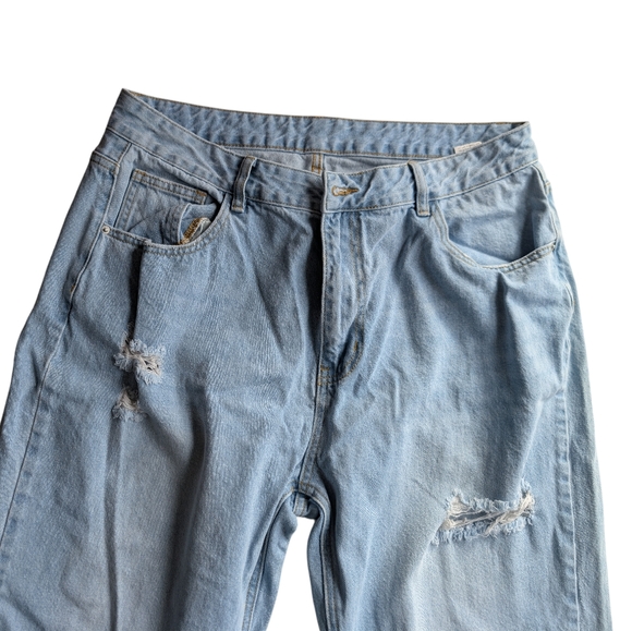 Distressed Denim Jeans Women's XXL - Picture 6 of 7